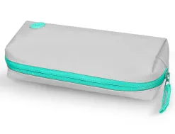 Fourre-tout antartik 1 compartiment rectangulaire modele basic pack 80x55x210mm coloris gris clair