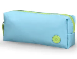 Fourre-tout antartik 1 compartiment rectangulaire modele basic pack 80x55x210mm coloris turquoise