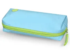Fourre-tout antartik 1 compartiment rectangulaire modele basic pack 80x55x210mm coloris turquoise