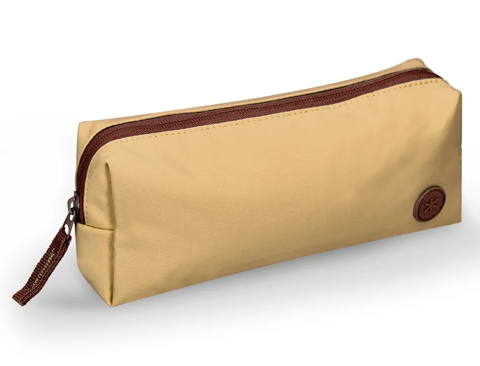 Fourre-tout antartik 1 compartiment rectangulaire modele basic pack 80x55x210mm coloris beige