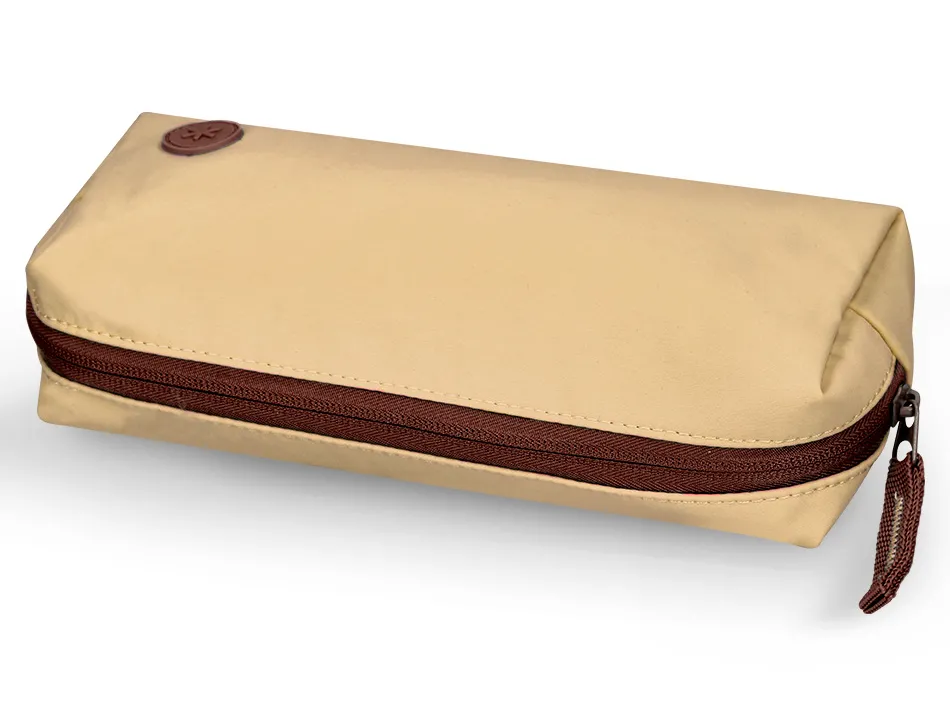 Fourre-tout antartik 1 compartiment rectangulaire modele basic pack 80x55x210mm coloris beige