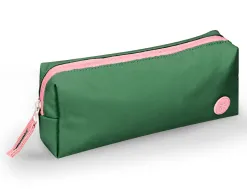 Fourre-tout antartik 1 compartiment rectangulaire modele basic pack 80x55x210mm coloris vert foret