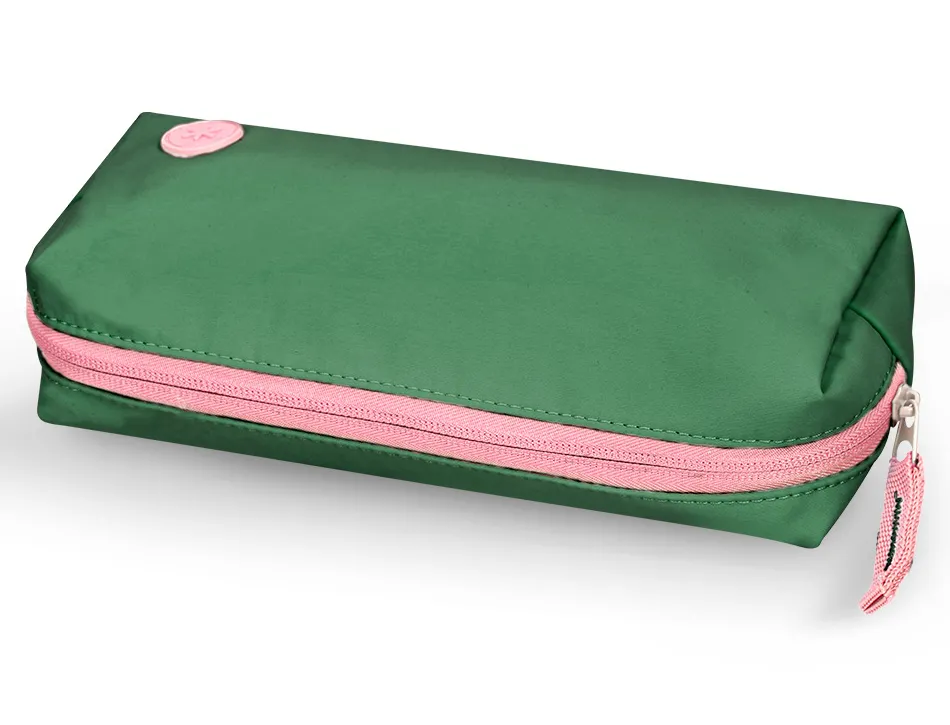 Fourre-tout antartik 1 compartiment rectangulaire modele basic pack 80x55x210mm coloris vert foret