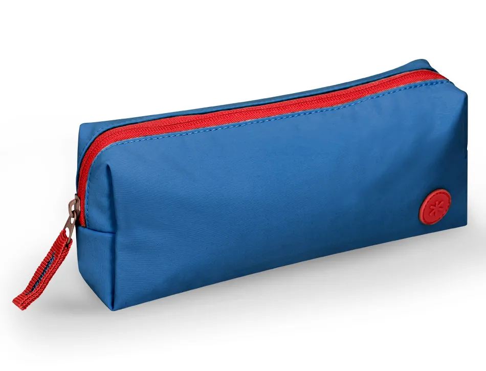 Fourre-tout antartik 1 compartiment rectangulaire modele basic pack 80x55x210mm coloris bleu marine