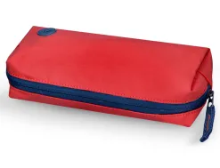 Fourre-tout antartik 1 compartiment rectangulaire modele basic pack 80x55x210mm coloris rouge grenat