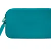 Fourre-tout antartik plat en silicone modele tropical dive 190x120x25mm coloris turquoise