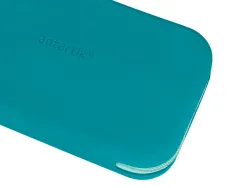 Fourre-tout antartik plat en silicone modele tropical dive 190x120x25mm coloris turquoise