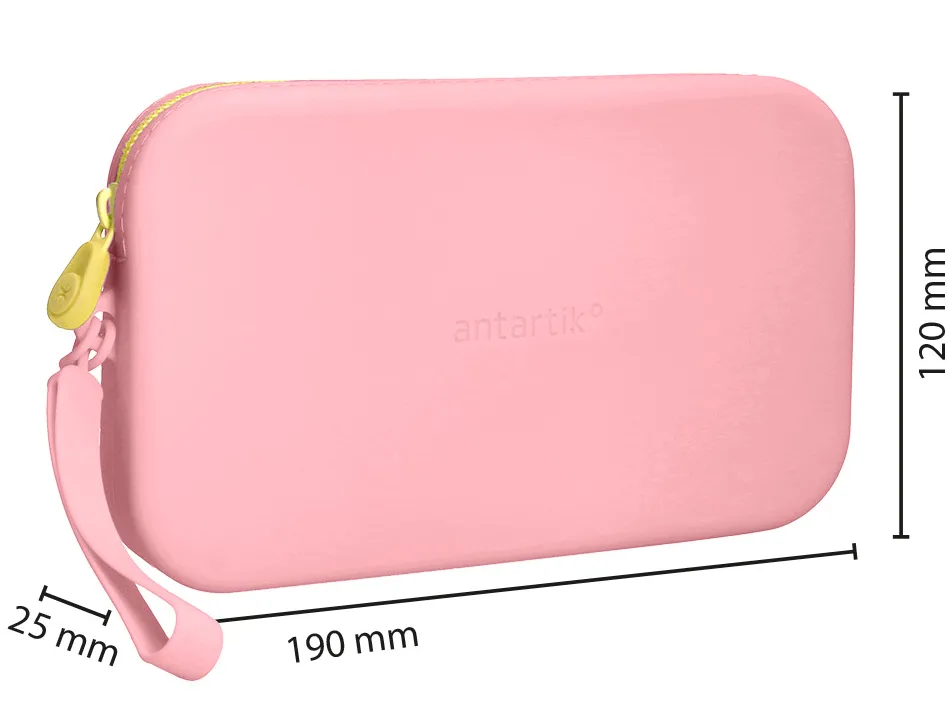 Fourre-tout antartik plat en silicone modele tropical dive 190x120x25mm coloris rose