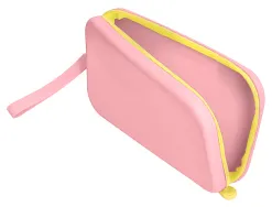 Fourre-tout antartik plat en silicone modele tropical dive 190x120x25mm coloris rose