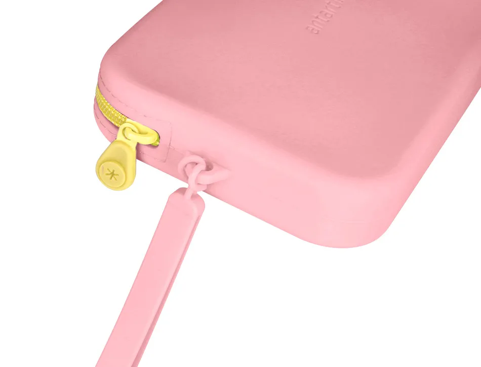 Fourre-tout antartik plat en silicone modele tropical dive 190x120x25mm coloris rose