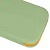 Fourre-tout antartik plat en silicone modele tropical dive 190x120x25mm coloris vert amande