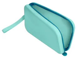 Fourre-tout antartik plat en silicone modele tropical dive 190x120x25mm coloris vert menthe
