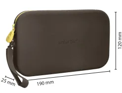Fourre-tout antartik plat en silicone modele tropical dive 190x120x25mm coloris noir