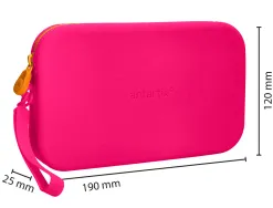 Fourre-tout antartik plat en silicone modele tropical dive 190x120x25mm coloris fuchsia