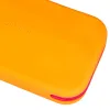Fourre-tout antartik plat en silicone modele tropical dive 190x120x25mm coloris orange