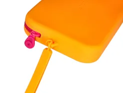 Fourre-tout antartik plat en silicone modele tropical dive 190x120x25mm coloris orange