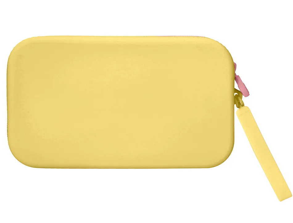 Fourre-tout antartik plat en silicone modele tropical dive 190x120x25mm coloris jaune