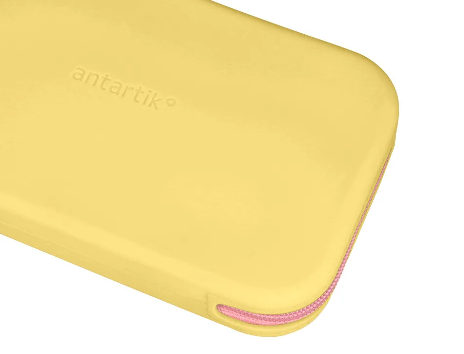 Fourre-tout antartik plat en silicone modele tropical dive 190x120x25mm coloris jaune
