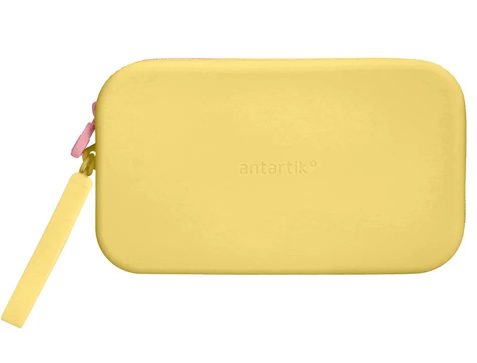 Fourre-tout antartik plat en silicone modele tropical dive 190x120x25mm coloris jaune