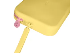 Fourre-tout antartik plat en silicone modele tropical dive 190x120x25mm coloris jaune