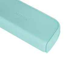 Fourre-tout antartik rectangulaire 1 compartiment en silicone modele prisma 185x50x75mm coloris vert