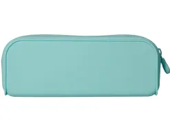 Fourre-tout antartik rectangulaire 1 compartiment en silicone modele prisma 185x50x75mm coloris vert