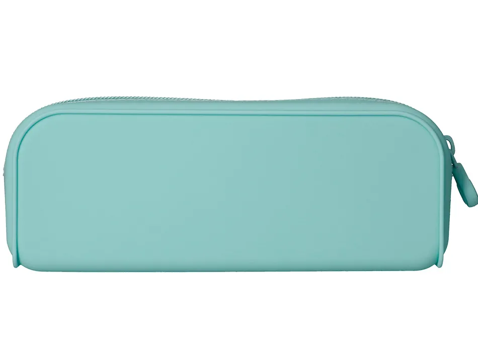 Fourre-tout antartik rectangulaire 1 compartiment en silicone modele prisma 185x50x75mm coloris vert