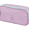 Fourre-tout antartik rectangulaire 2 compartiments modele fusion flex 100x60x220mm coloris lilas