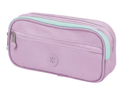 Fourre-tout antartik rectangulaire 2 compartiments modele fusion flex 100x60x220mm coloris lilas