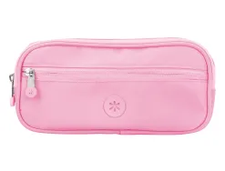 Fourre-tout antartik rectangulaire 2 compartiments modele fusion flex 100x60x220mm coloris rose