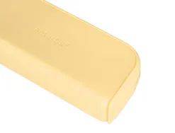 Fourre-tout antartik rectangulaire 1 compartiment en silicone modele prisma 185x50x75mm coloris jaune