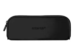 Fourre-tout antartik rectangulaire 1 compartiment en silicone modele prisma 185x50x75mm coloris noir