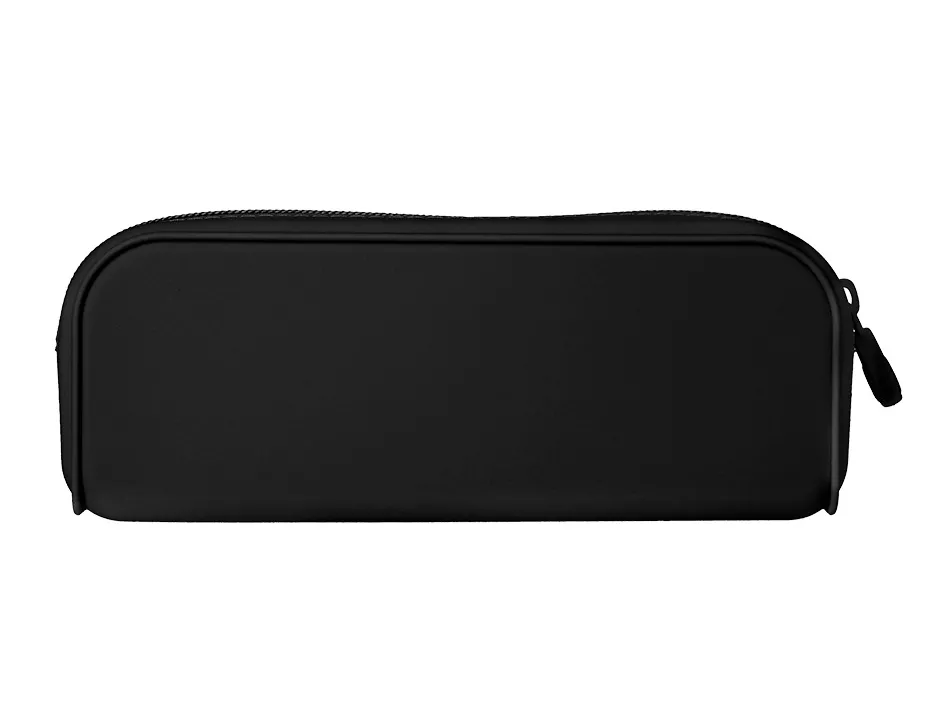 Fourre-tout antartik rectangulaire 1 compartiment en silicone modele prisma 185x50x75mm coloris noir