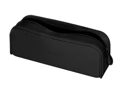 Fourre-tout antartik rectangulaire 1 compartiment en silicone modele prisma 185x50x75mm coloris noir
