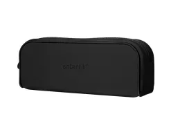 Fourre-tout antartik rectangulaire 1 compartiment en silicone modele prisma 185x50x75mm coloris noir