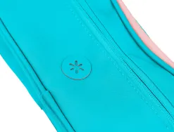 Fourre-tout antartik rectangulaire 2 compartiments modele fusion flex 100x60x220mm coloris turquoise