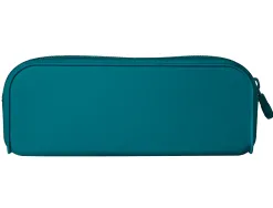 Fourre-tout antartik rectangulaire 1 compartiment en silicone modele prisma 185x50x75mm coloris turquoise