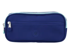 Fourre-tout antartik rectangulaire 2 compartiments modele fusion flex 100x60x220mm coloris bleu