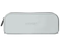 Fourre-tout antartik rectangulaire 1 compartiment en silicone modele prisma 185x50x75mm coloris gris