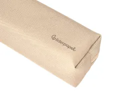 Fourre-tout liderpapel 1 compartiment avec anse 21x7cm coloris beige