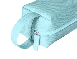 Fourre-tout liderpapel 1 compartiment avec anse 21x7cm coloris bleu celeste