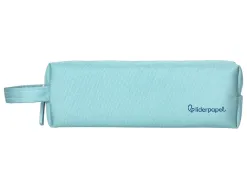 Fourre-tout liderpapel 1 compartiment avec anse 21x7cm coloris bleu celeste
