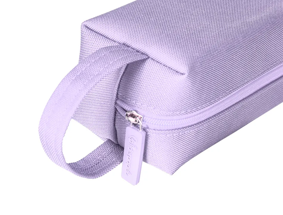 Fourre-tout liderpapel 1 compartiment avec anse 21x7cm coloris lilas