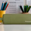 Fourre-tout liderpapel 1 compartiment avec anse 21x7cm coloris vert militaire