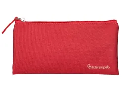 Fourre-tout liderpapel plat 1 compartiment 20x10cm coloris rouge