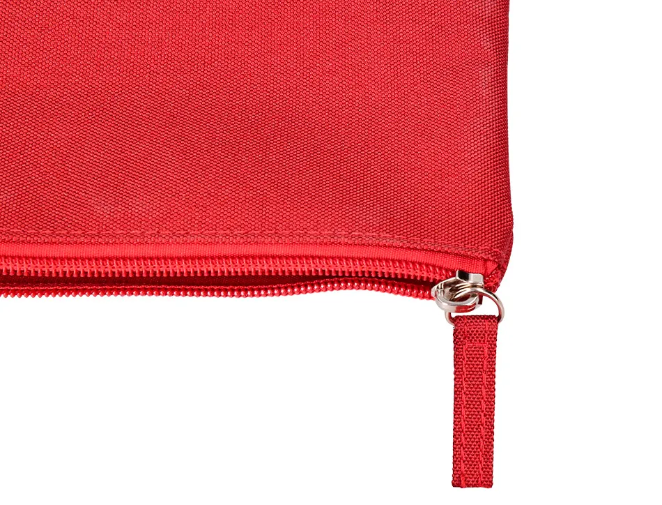 Fourre-tout liderpapel plat 1 compartiment 20x10cm coloris rouge