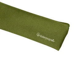 Fourre-tout liderpapel plat mince 1 compartiment 20x6cm coloris vert militaire