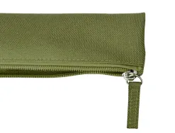Fourre-tout liderpapel plat mince 1 compartiment 20x6cm coloris vert militaire