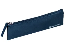 Fourre-tout liderpapel plat mince 1 compartiment 20x6cm coloris bleu marine