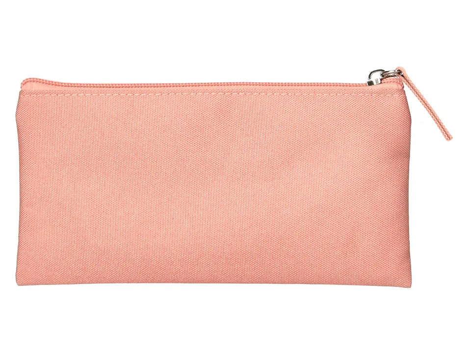 Fourre-tout liderpapel plat 1 compartiment 20x10cm coloris rose peche